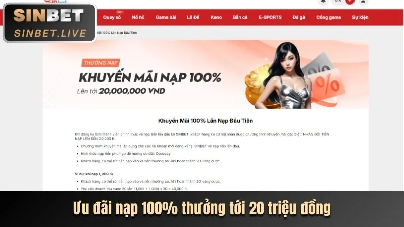Bước 4 nhận thưởng vn123
